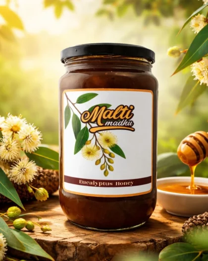 Eucalyptus Honey 1kg by Malti Madhu – pure natural honey