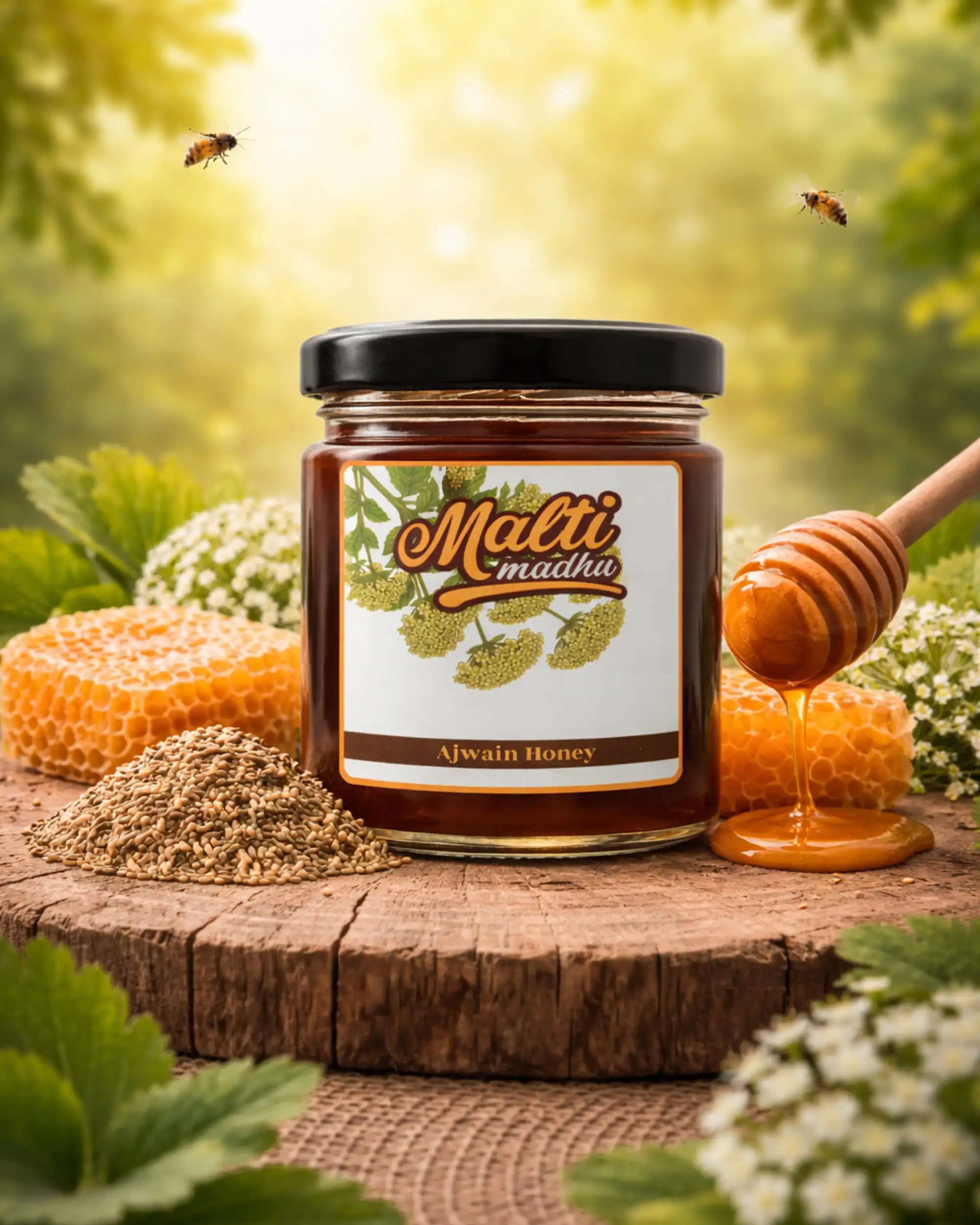 pure Ajwain honey